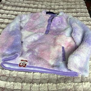 Cuddly Sherpa pull over top size 7/8
